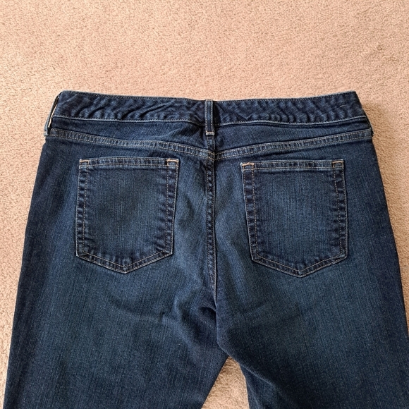 Eddie Bauer Jeans Womens 10 Blue Denim Slim Fit Mid Rise - Picture 10 of 13